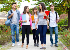 PalAmerican Five Students Walking