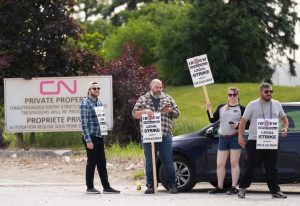 Source: CN Rail Strike, June 2022 by Nathan Denette/The Canadian Press.